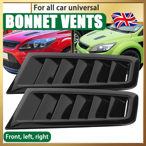 Gloss black car bonnet hood - car,
