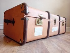 Original Circa 1930 Antique/Vintage Steamer Trunk