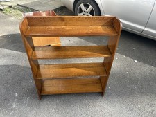 Vintage solid oak bookcase
