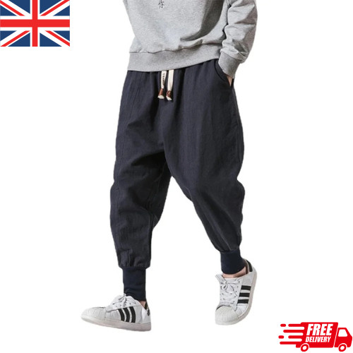 Men cotton linen - harem, pants