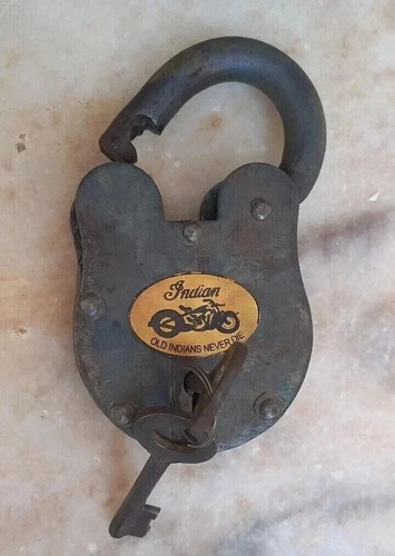 Padlock old indians never die - old,
