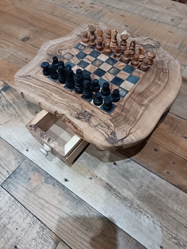 Handmade draw olive wood - ,