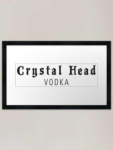 Crystal head vodka framed art - head,