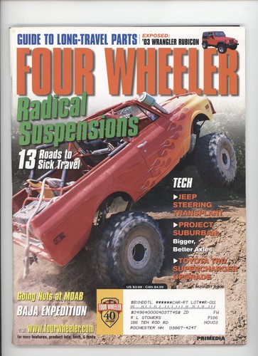 Four wheeler august 2002 - four,