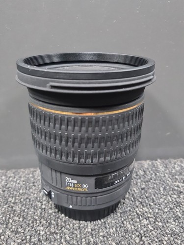 Sigma 20mm dg lens - 20mm, ex