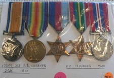 ww1 ww2 Australian medal group 2 DSC AIF then Merchant navy in ww2