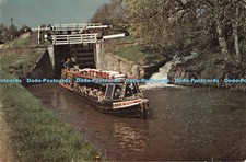 R529493 Passenger Narrow Boat Apollo leaves Dowley Gap Locks Leeds and Liverpool