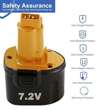 7.2 V Battery for Dewalt