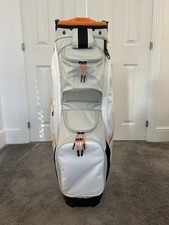 Callaway Chase 14 White/Silver/Orange Cart Golf Bag, Used Once