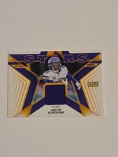 Justin Jefferson Score Memorabilia Jersey Patch Minnesota Vikings 2025