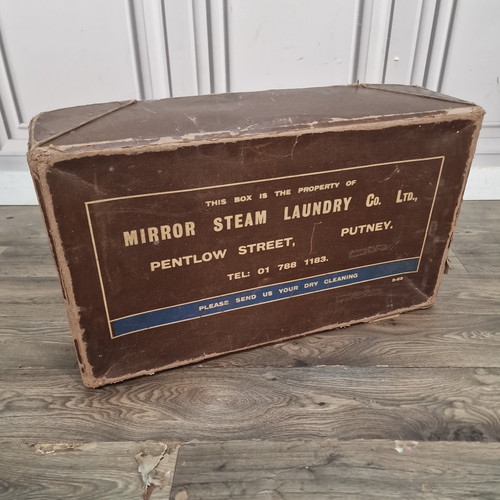 Vintage laundry box case - vintage,