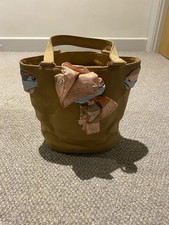 Chloe Leather Tan Handbag With Mirror