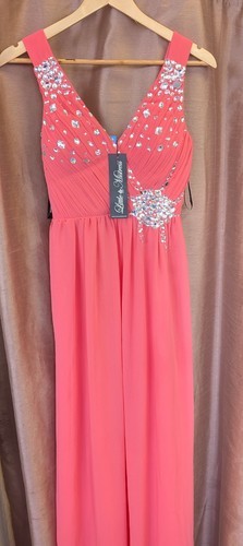 Coral colored pink evening - coral-colored/pink,