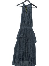 Maje Skater Midi Dress in Blue