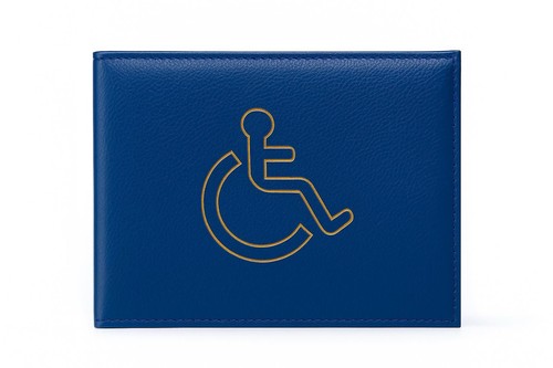 Disabled badge holder cover