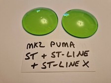 PUMA MK2 ST/ST-LINE X TRANSPARENT APPLE GREEN ACRYLIC FOGLIGHT PROTECTORS 