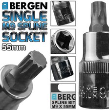 BERGEN Spline Socket M9mm 1/2"