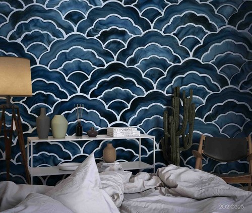 Japanese waves wallpaper - 3d,