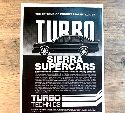 Turbo technics ford sierra - technics,