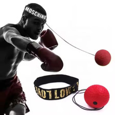 RED SPEED REFLEX BOXING BALL HEADBAND - MMA TRAINING, PUNCHING, BOXER FITNESS