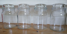 Vintage x4 Glass Storage Sweet