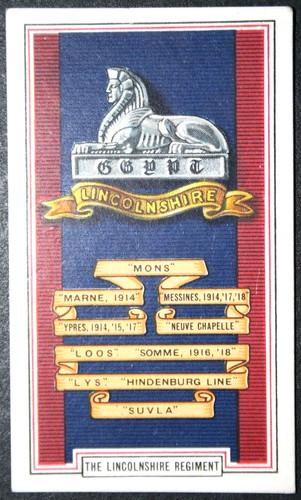 The lincolnshire regiment - the,