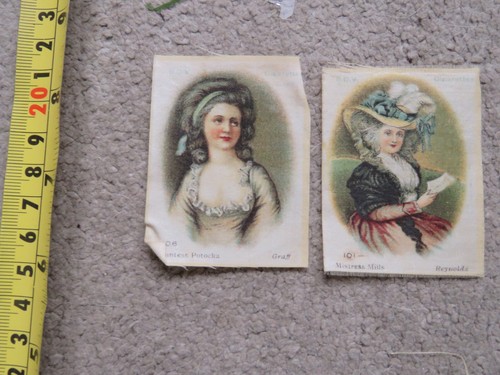 Vintage c1920s silk portraits - vintage,