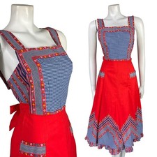 VTG 60S 70S RED BLUE WHITE