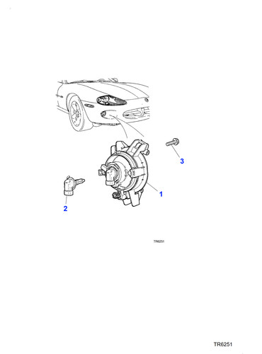 Jaguar styled fog lamp - styled, xk8