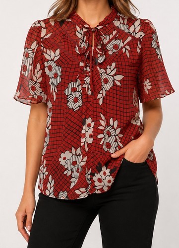 Celia birtwell next red floral - birtwell,