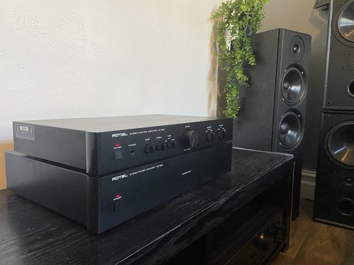 Rotel pre and power stereo - and,