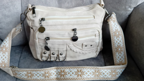 Ladies handbag with multi