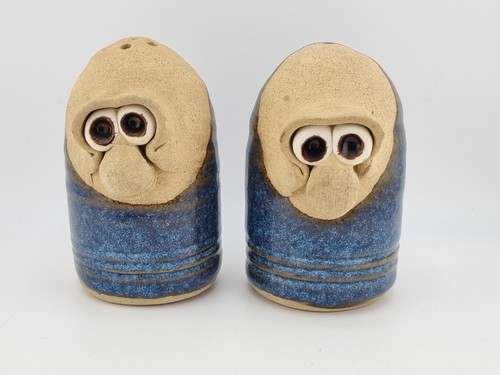 Boscastle pottery salt - pottery, &