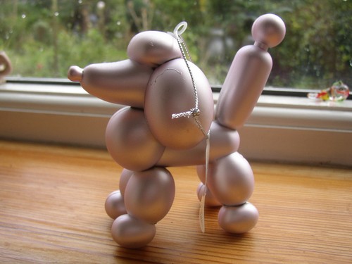 Bnwt metallic pink balloon - metallic,