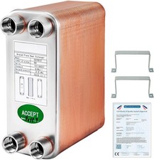 60-Plate Brazed Heat Exchanger