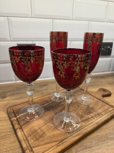 Vintage venetian ruby gold - venetian,