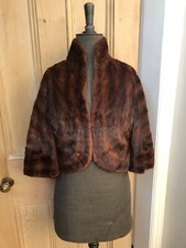 vintage real fur ermine bolero