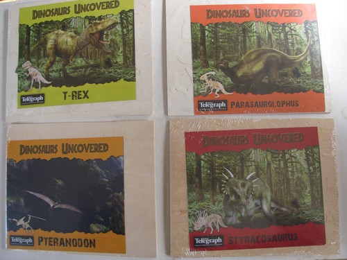 Dinosaurs wooden puzzles - dinosaurs,