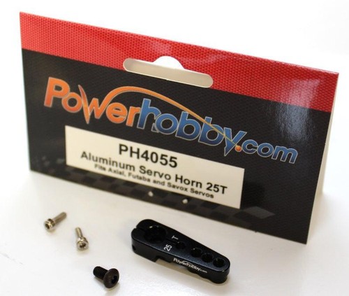 Black aluminum 25t servo - 25t,