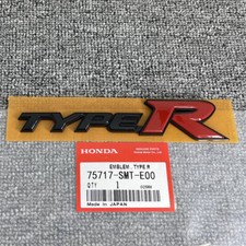 Black Trunk TypeR Badge For