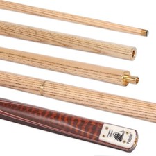 Powerglide Executive 2 Piece Ash Snooker Cue with 9.5mm Tip (19oz) - Free P&P