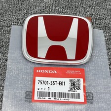 Red JDM Trunk Emblem For Honda Civic 2000-2005 type R EP3 Si Badge 75701-S5T-E01