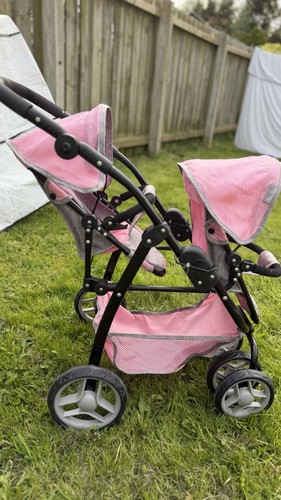 Twin doll pushchair - doll, pram