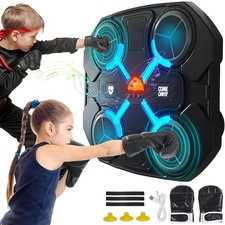 Kids Music Boxing Machine with Bluetooth Wall Boxing Target LED Boxing Equipment