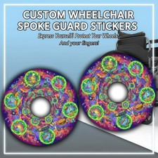 Wheelchair Spoke Guard Sticker