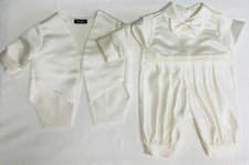 Vivaki 0-3 Months Boys Tail Coat Tuxedo Suit