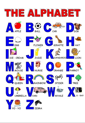 Alphabet educational - alphabet,