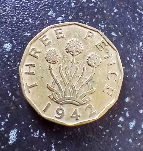 British pence coin king - british, 3