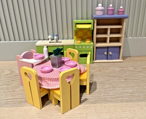 Toy van dolls - dolls, house