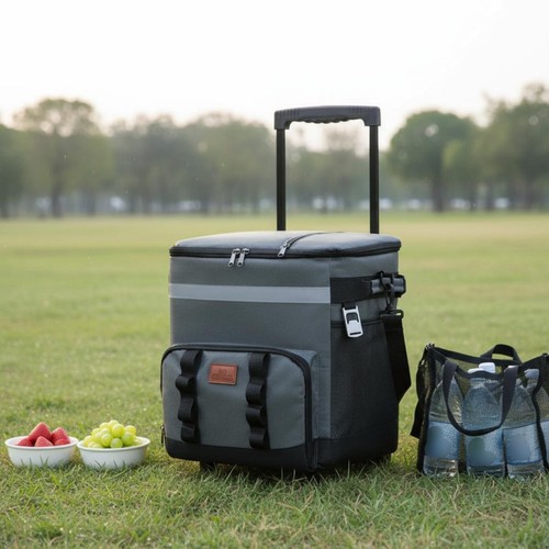 Rolling cooler bag insulated - rolling,